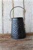 Black Punched Tin Wax Melter
