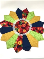 Lovely handmade Amish quilted centerpiece are perfect for any table or dresser. 
â€‹
â€‹Each of these are stitched by Sara and Lydia Miller, two sisters who live outside of Harmony Minnesota on a beautiful farm.