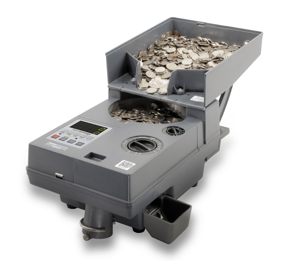  Ribao HCS-3300 High Speed Coin Counter, Heavy Duty Bank Grade Coin  Sorter with Large Hopper, Two-Year Warranty : Office Products