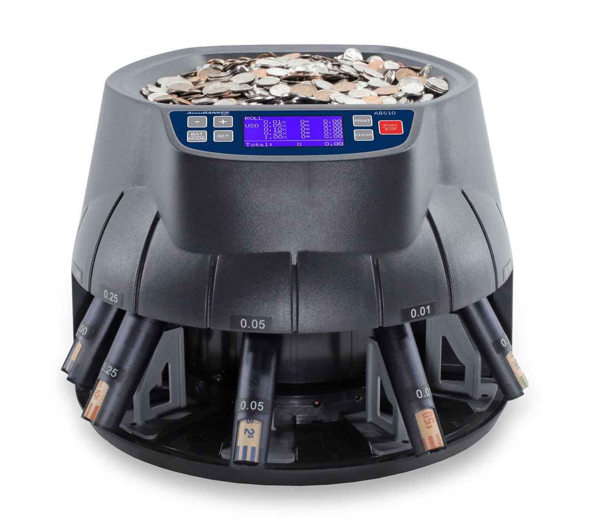 AccuBanker AB510 - Sort & Wrap Coin Counter - $234.95 | Free Shipping