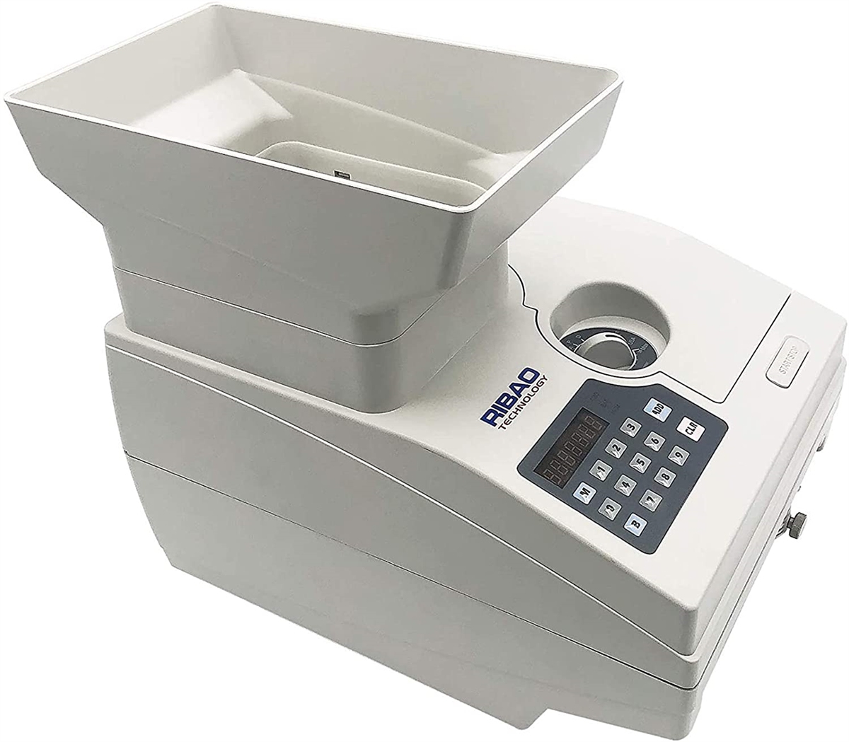  Ribao HCS-3300 High Speed Coin Counter, Heavy Duty Bank Grade  Coin Sorter with Large Hopper, Two-Year Warranty : Office Products