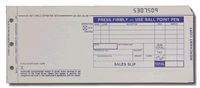 3-Part Long Credit Card Sales Slips (Pack of 100)