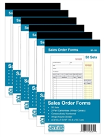 Sentinel SF-120 Sales Order Forms (6 Books of 50)