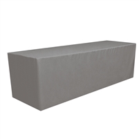 6 ft. x 30"Top x 42"H - BLANK Standard Table Throw - 4 Sided No Imprint