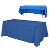 6 ft. Economy - BLANK Standard Table Throw - 3 Sided No Imprint