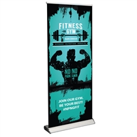 33.5" Wave Retractable Banner