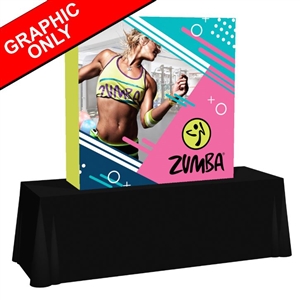 5' x 5' Straight Billboard Tabletop (Replacement Graphics Only)