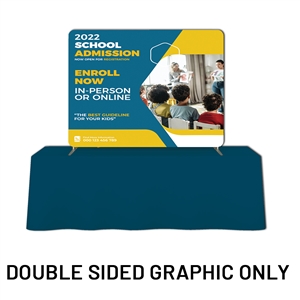 Philly 6 Ft. Tabletop Straight (Double-Sided Replacement Graphic Only)