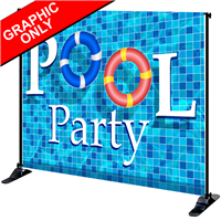 8' x 10' Mighty Banner Frame Graphic Only
