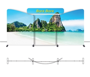 New Yorker ~ Bora Bora 20 ft. Display Single-Sided Print
