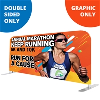 Large Philly Barrier Double Sided Display - Graphic Only