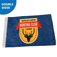 30" x 48" Double Sided Custom Pole Flag