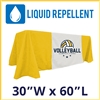 Liquid Repellant | 30"W x 60"L Table Runner