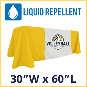 Liquid Repellant | 30"W x 60"L Table Runner