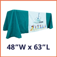 Standard | 48"W x 63"L Table Runner