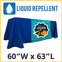 Liquid Repellent | 60"W x 63"L Table Runner