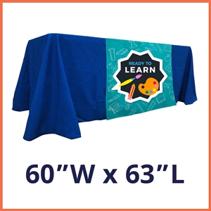 Standard | 60"W x 63"L Table Runner