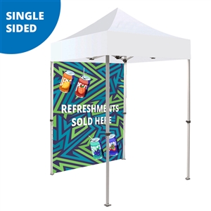 5 FT. Tent Back Wall - Full Color Single-Sided Graphic