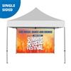 10 FT. Tent Back Wall - Full Color Single-Sided Graphic