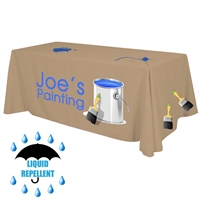 6 ft x 24" Top x 29" H Liquid Repellent Table Throw (FULL COLOR PRINT)