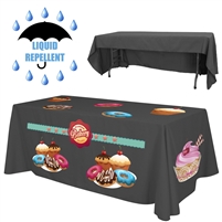 8 ft. x 30"Top x 29"H - 3 Sided Economy Liquid Repellent Table Throw