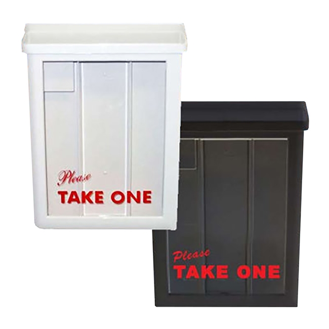 DELUXE WHITE OR BLACK BROCHURE BOX 2PC PACK ($16.95 ea)