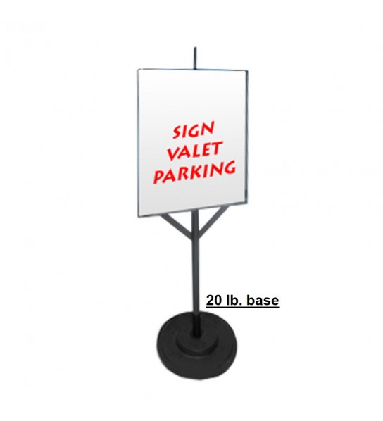 VALET PARKING FRAME 24X18 VERTICAL W 20LBS BASE ($65.25 ea.)