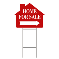 HOME FOR SALE W/FRAME - SINGLE UNIT ($9.55 ea.)