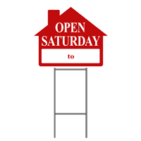 OPEN SATURDAY W/FRAME - SINGLE UNIT ($8.10 ea.)