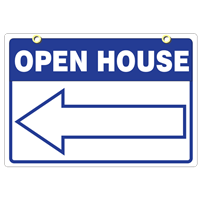OPEN HOUSE SIGN 18 x 24 5 PC PACK