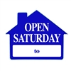 OPEN SATURDAY SIGN ($7.60 ea) - SINGLE UNIT