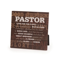 Pastor and Appreciation Ministry Plaque