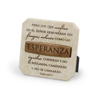 Esperanza (Hope)- Bronze Title Bar Plaque