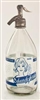 Vintage Graphic Eduardo Torrin Seltzer Bottle