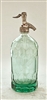 Saavedra Textured Vintage Seltzer Bottle | The Seltzer Shop | Colored Argentine seltzer bottle - vintage seltzer pendant light - wine chiller interior design elements