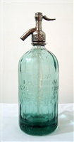 Clear 55 Vintage Seltzer Bottle