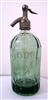 Acid Etched 1 Liter Clear Vintage Seltzer Bottle