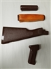 EAST GERMAN AK PLASTIC STOCK SET NO METAL.