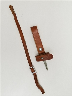 POLISH AK47/AKM LEATHER FROG AND WRIST STRAP FOR BAYONET