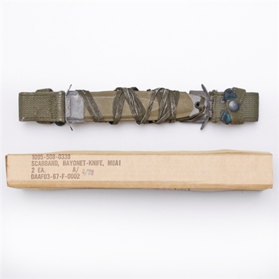 M8A1 SCABBARDS VIETNAM ERA BOX OF 2 PIECES