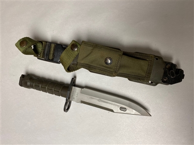 US GI M9 LAN-CAY BAYONET WITH SCABBARD FOR AR15.