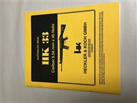 H&K 33 AUTOMATIC RIFLE BOOKLET.