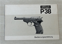 WALTHER P38 PISTOL BOOKLET