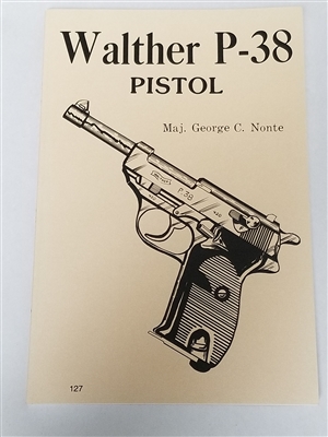 WALTHER P38 PISTOL BOOKLET