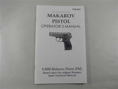 MAKAROV PISTOL OPERATOR'S MANUAL