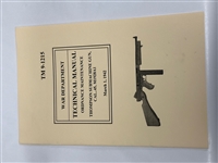 THOMPSON SUB-MACHINE GUN M1928 TECNICHAL MANUAL.