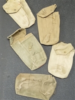 BRITISH WWII KHAKI BASIC POUCH FOR BREN MAGAZINES.