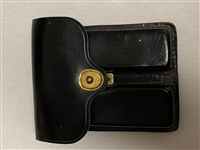 US GI COLT 45 DUAL MAGAZINE LEATHER POUCH.