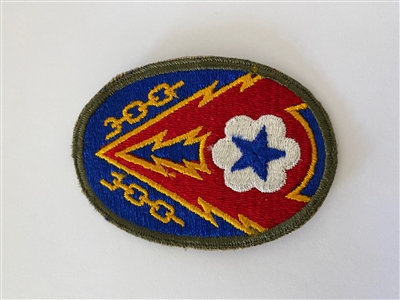 US GI WWII ETO PATCH USED IN NORMANDY IN 1944.