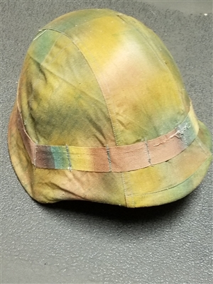 SWISS ARMY HELMET WITH REVERSIBLE COVER.
